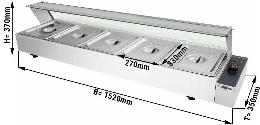 Marmita GGM Gastro ABMJ5 (Inox) - 2