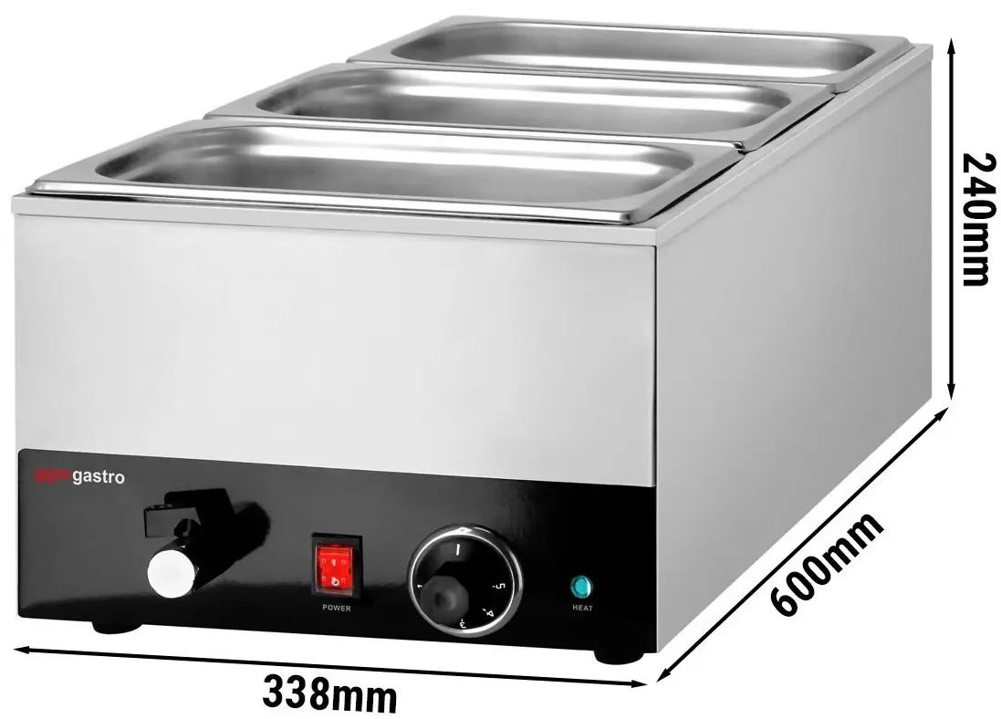 Marmita GGM Gastro BMH230 (Inox/Black) - 10