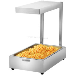 Подогреватель блюд с тепловой лампой GGM Gastro SPWJ11 (Inox)