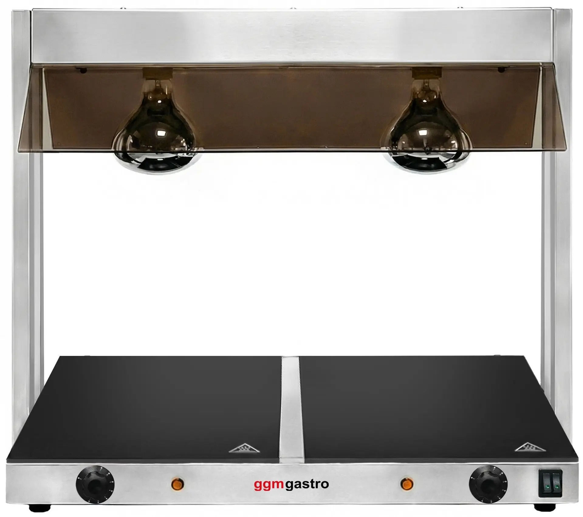 Incalzitor pentru preparate cu lampe calde GGM Gastro WHPWJ756 (Inox/Black) - 3