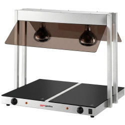 Incalzitor pentru preparate cu lampe calde GGM Gastro WHPWJ756 (Inox/Black) Thumb