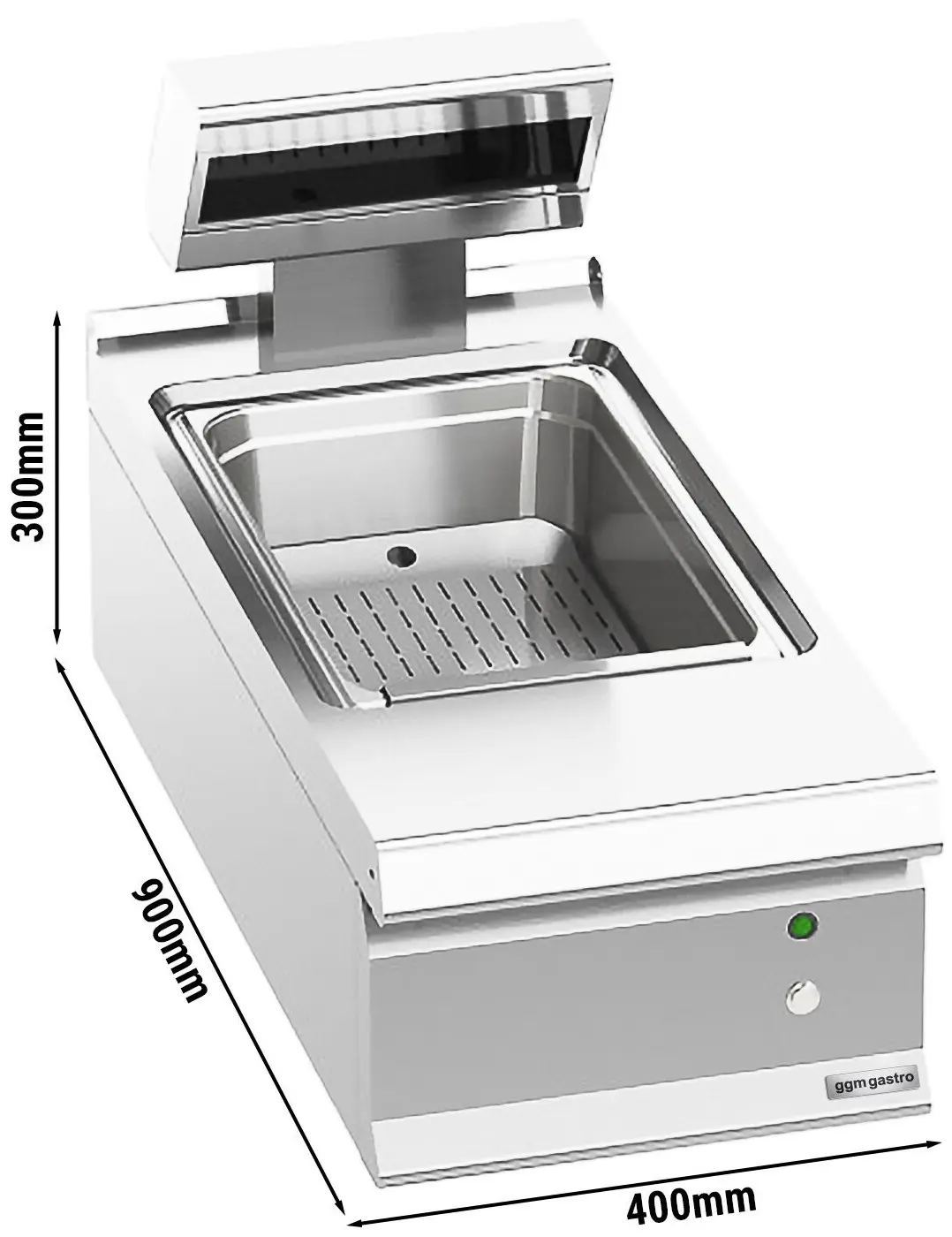 Incalzitor pentru cartofi prajiti GGM Gastro EWB493 (Inox) - 2
