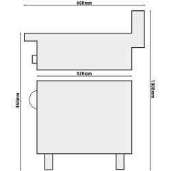 Incalzitor pentru cartofi prajiti GGM Gastro FWK46-E#UBK46-E (Inox) Thumb