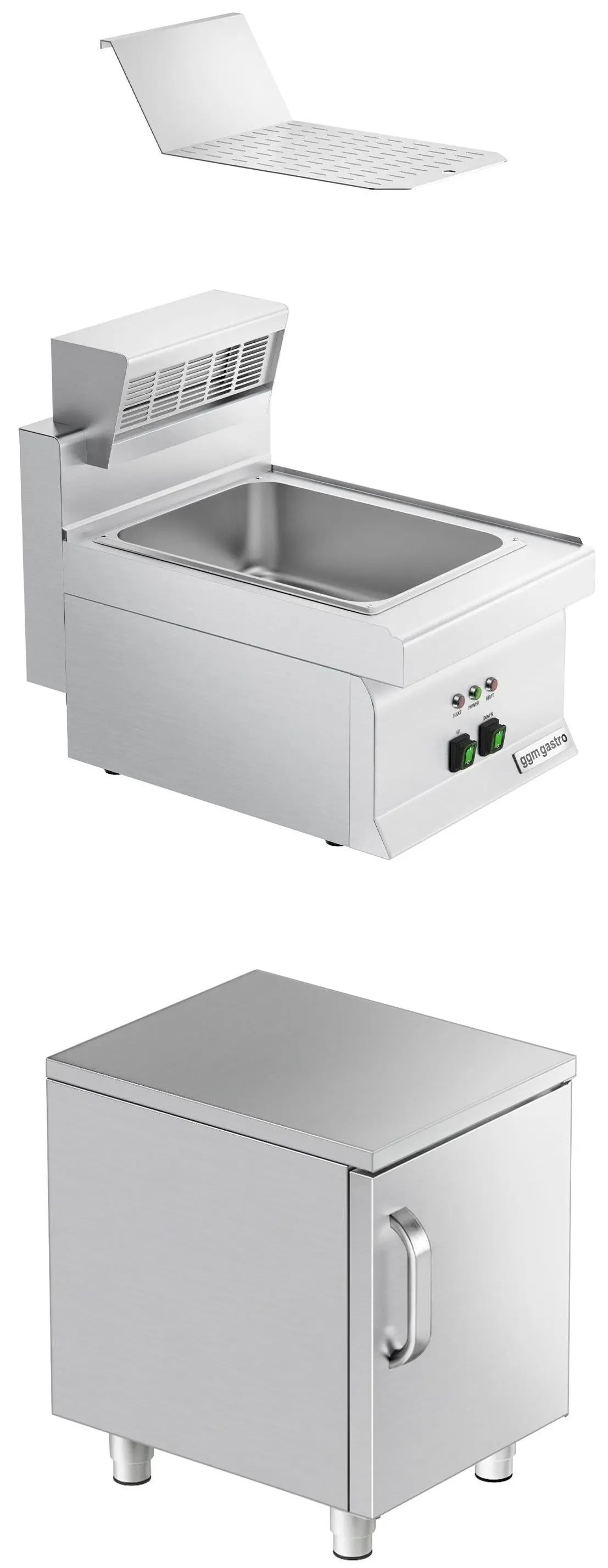 Incalzitor pentru cartofi prajiti GGM Gastro FWK46-E#UBK46-E (Inox) - 8