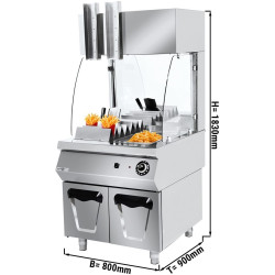Incalzitor pentru cartofi prajiti GGM Gastro PWE4 (Inox) Thumb