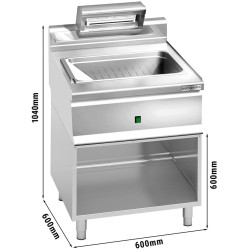 Incalzitor pentru cartofi prajiti GGM Gastro WB663#SET (Inox) Thumb