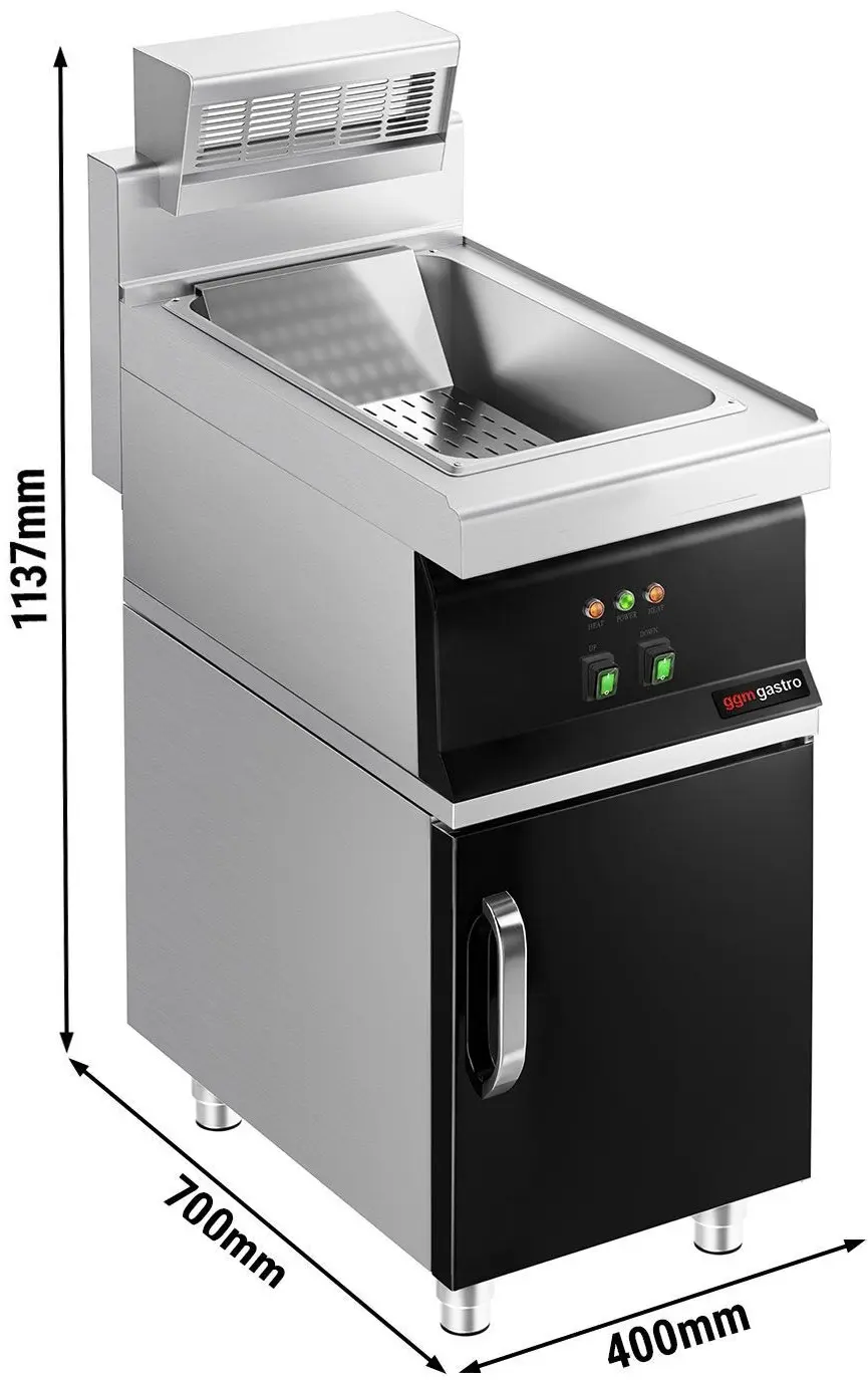 Incalzitor pentru cartofi prajiti GGM Gastro WK473#GK466T (Inox/Black) - 9