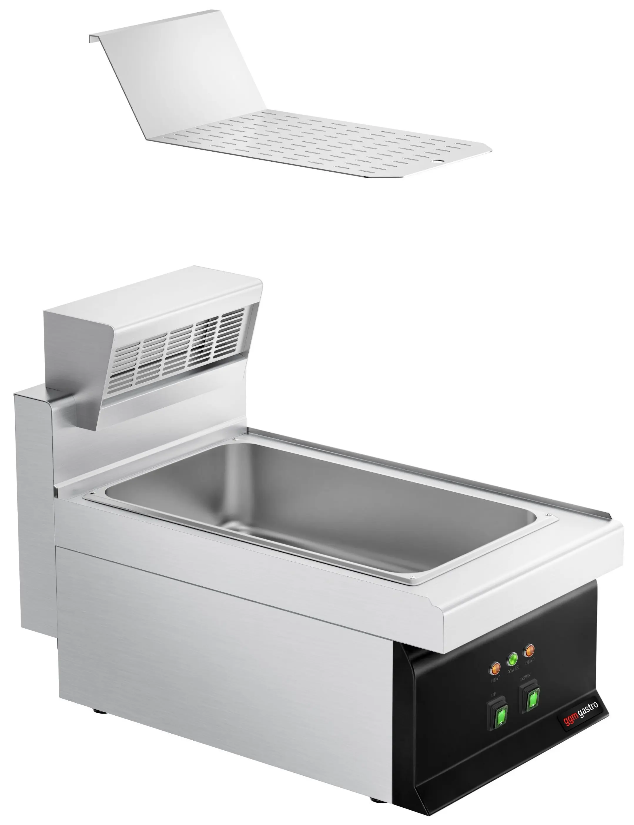 Incalzitor de cartofi prajiti GGM Gastro WK473 (Inox/Black) - 7