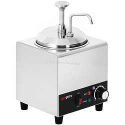Подогреватель соуса с дозатором GGM Gastro SWM1 (Inox/Black)