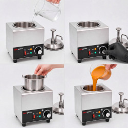 Incalzitor de sos cu dozator GGM Gastro SWM1 (Inox/Black) Thumb