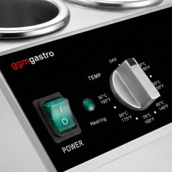 Подогреватель соусов GGM Gastro SSPFR2 (Inox/Black) Thumb