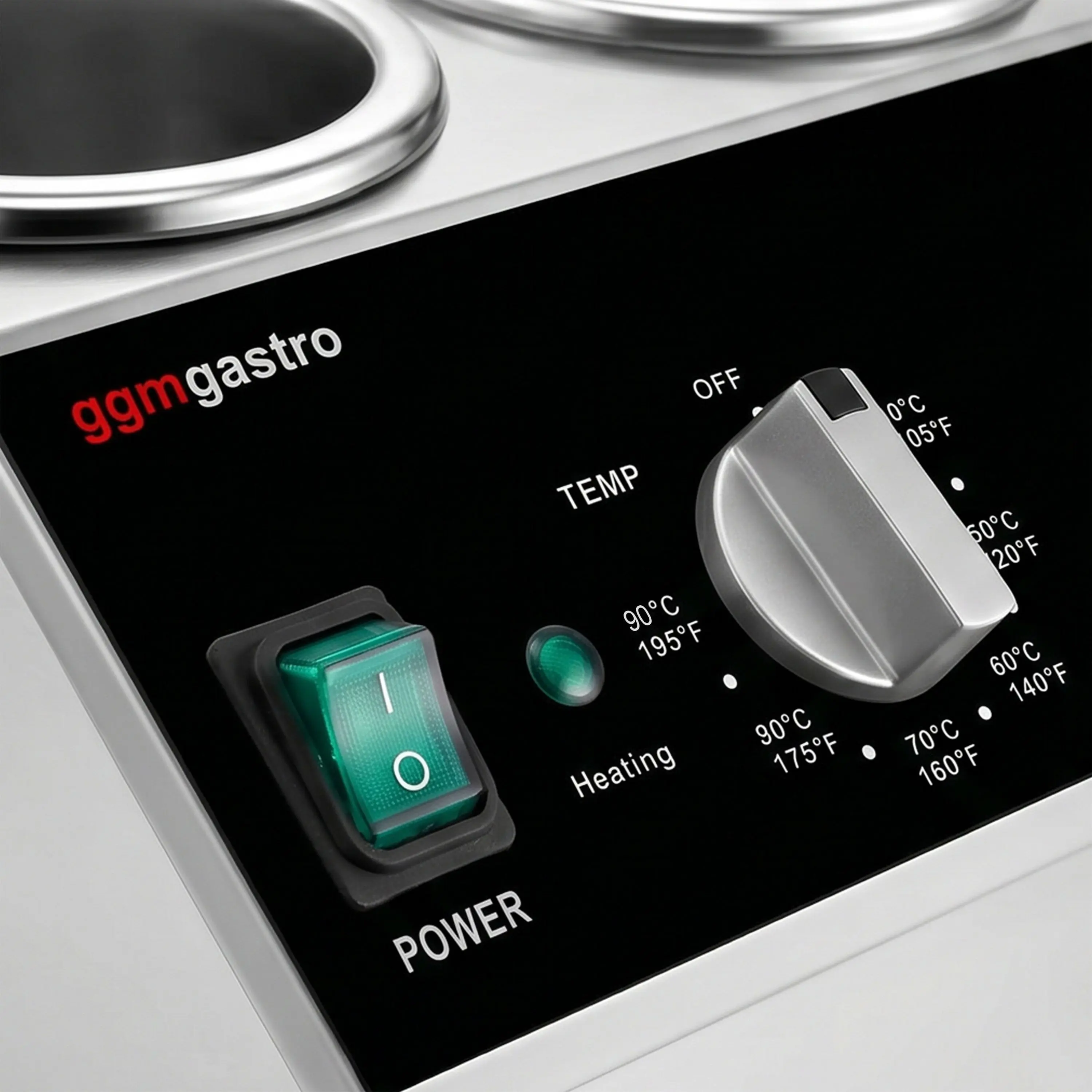 Подогреватель соусов GGM Gastro SSPFR2 (Inox/Black) - 3