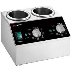 Подогреватель соусов GGM Gastro SSPFR2 (Inox/Black)