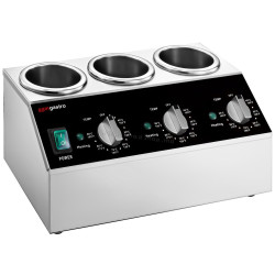 Подогреватель соусов GGM Gastro SSPFR3 (Inox/Black)