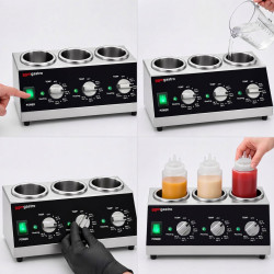 Incalzitor de sosuri GGM Gastro SSPFR3 (Inox/Black) Thumb