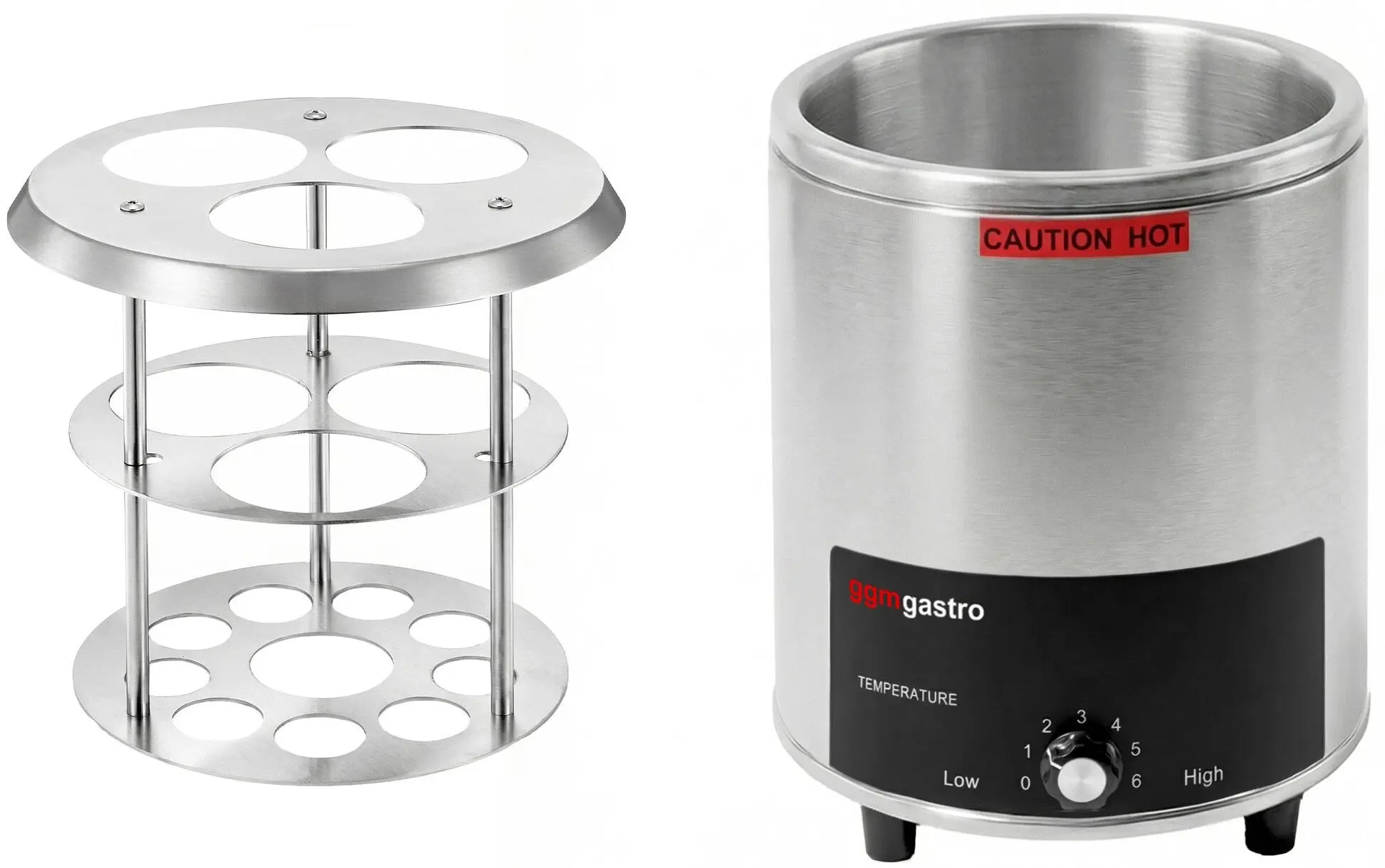 Incalzitor de sosuri GGM Gastro SWF3 (Inox/Black) - 5