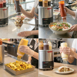 Incalzitor de sosuri GGM Gastro SWF3 (Inox/Black) Thumb