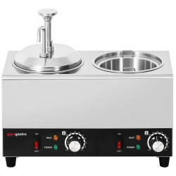 Incalzitor de sosuri cu dozator GGM Gastro SWM2 (Inox/Black) Thumb