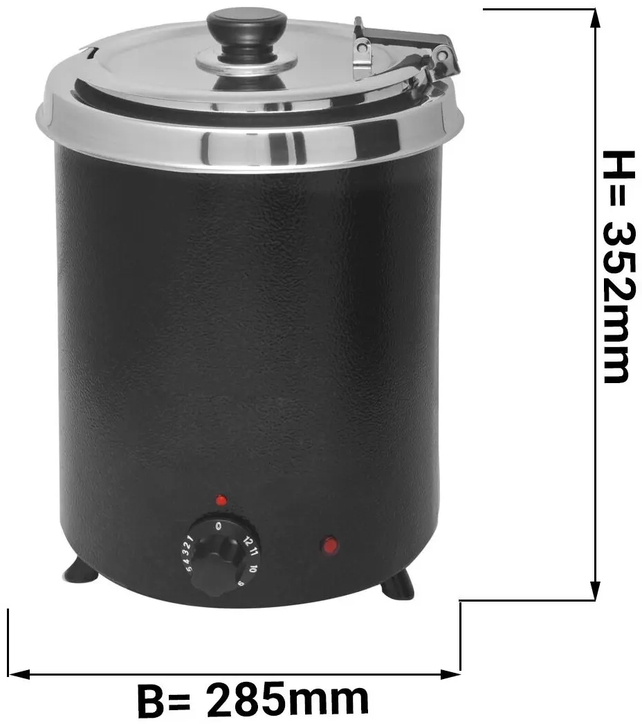 Incalzitor de supa GGM Gastro SWH57S (Black) - 2