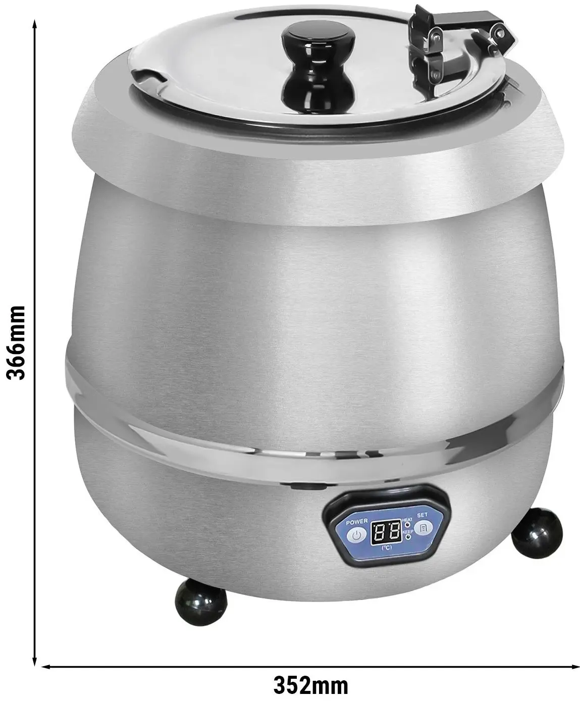 Incalzitor de supa GGM Gastro SWH9ED (Inox) - 6