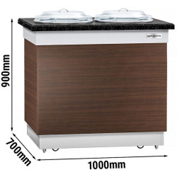 Incalzitor de farfurii GGM Gastro Dublin TSBIN719 (Brown/Black) Thumb