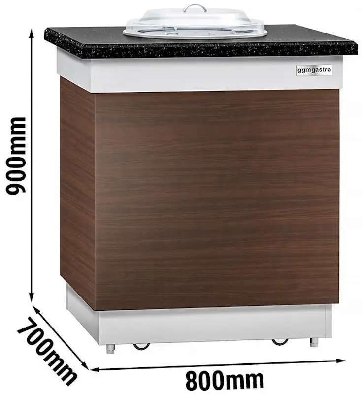 Подогреватель тарелок GGM Gastro Dublin TSBIN789 (Brown/Black) - 5