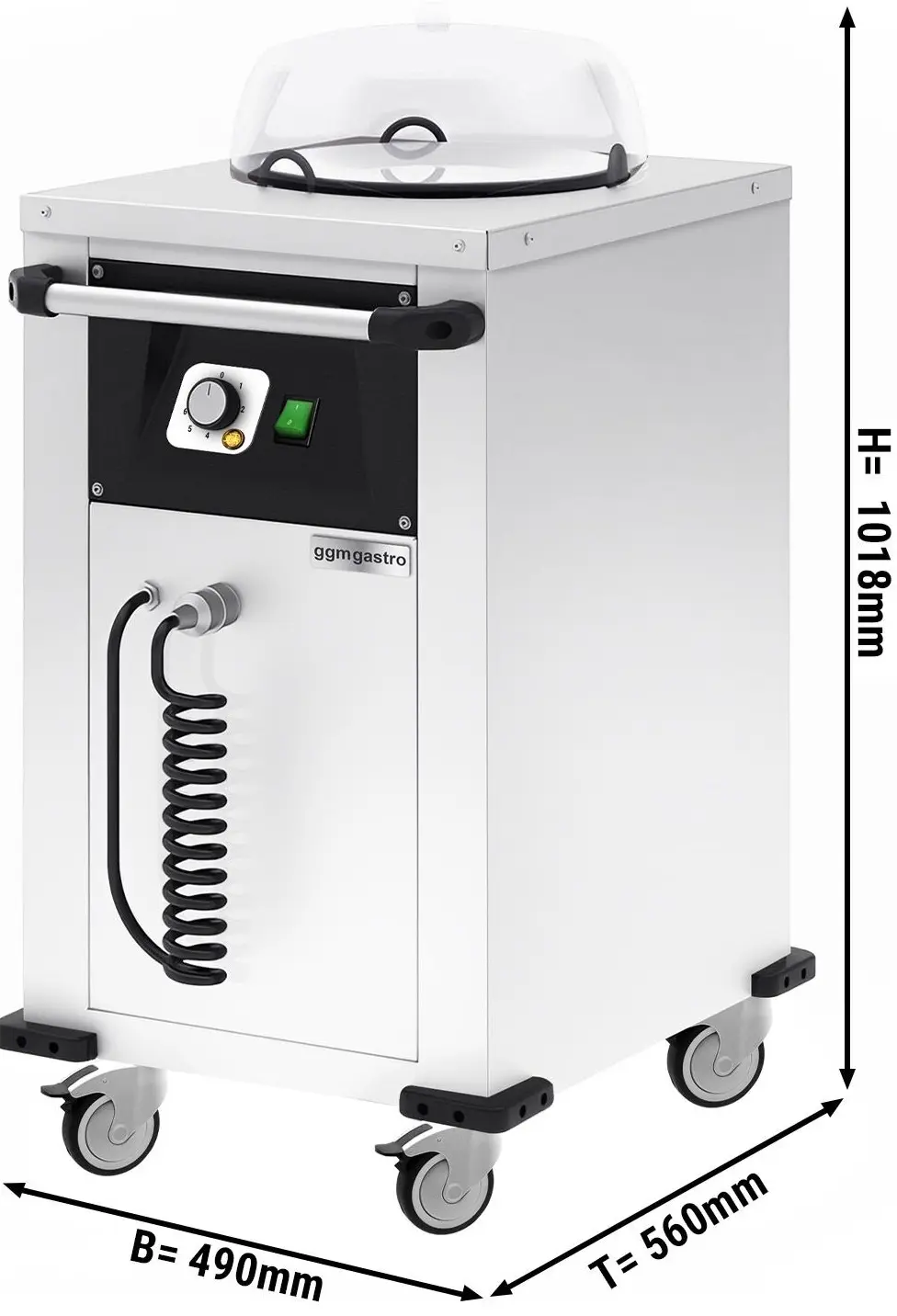 Incalzitor de farfurii GGM Gastro TWA50 (Inox) - 7