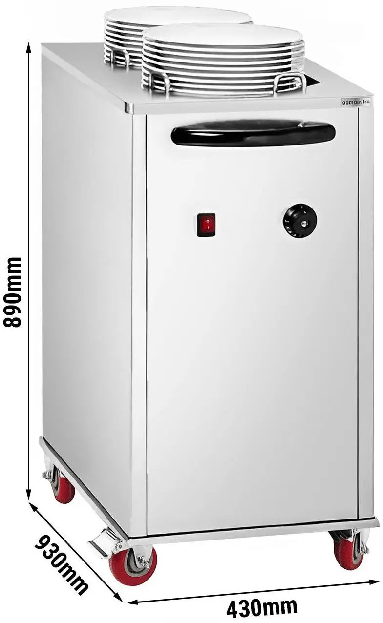 Подогреватель тарелок GGM Gastro TWHB80 (Inox) - 6