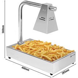 Lampa de mentinere la cald GGM Gastro WBK366-1 (Inox) Thumb