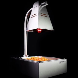 Lampa de mentinere la cald GGM Gastro WBK366-1 (Inox) Thumb