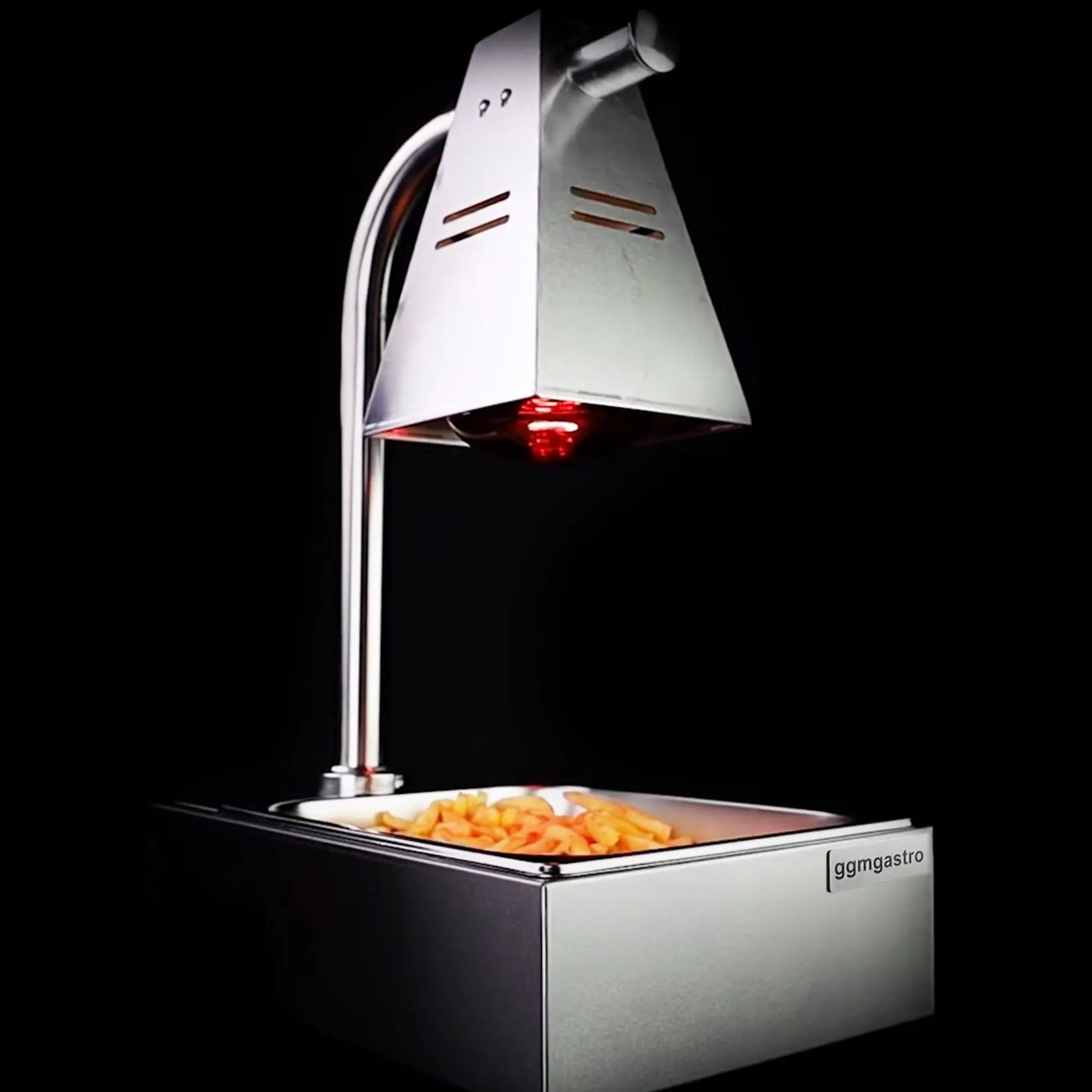 Lampa de mentinere la cald GGM Gastro WBK366-1 (Inox) - 7