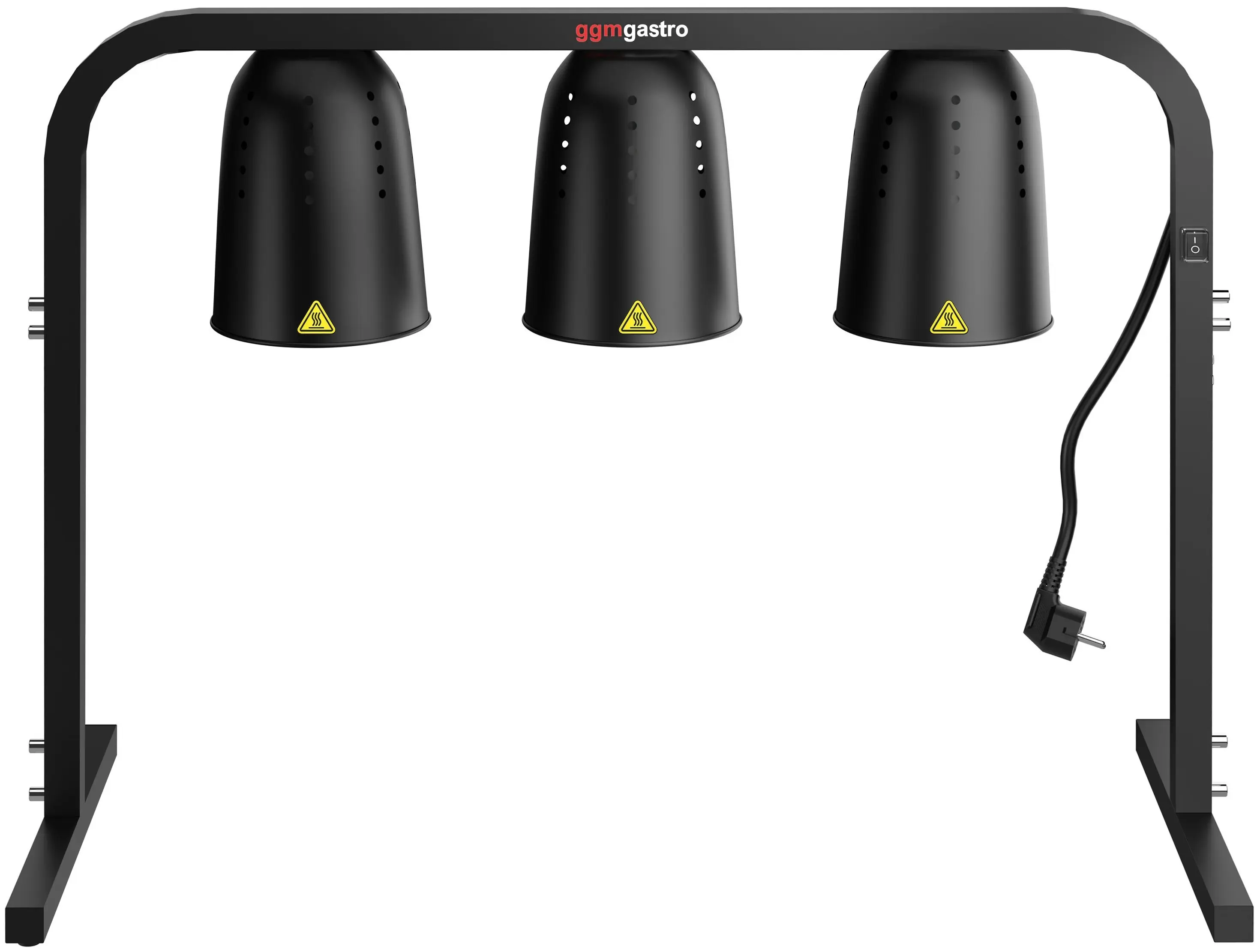 Lampa de mentinere la cald GGM Gastro WLBV3 (Black) - 2