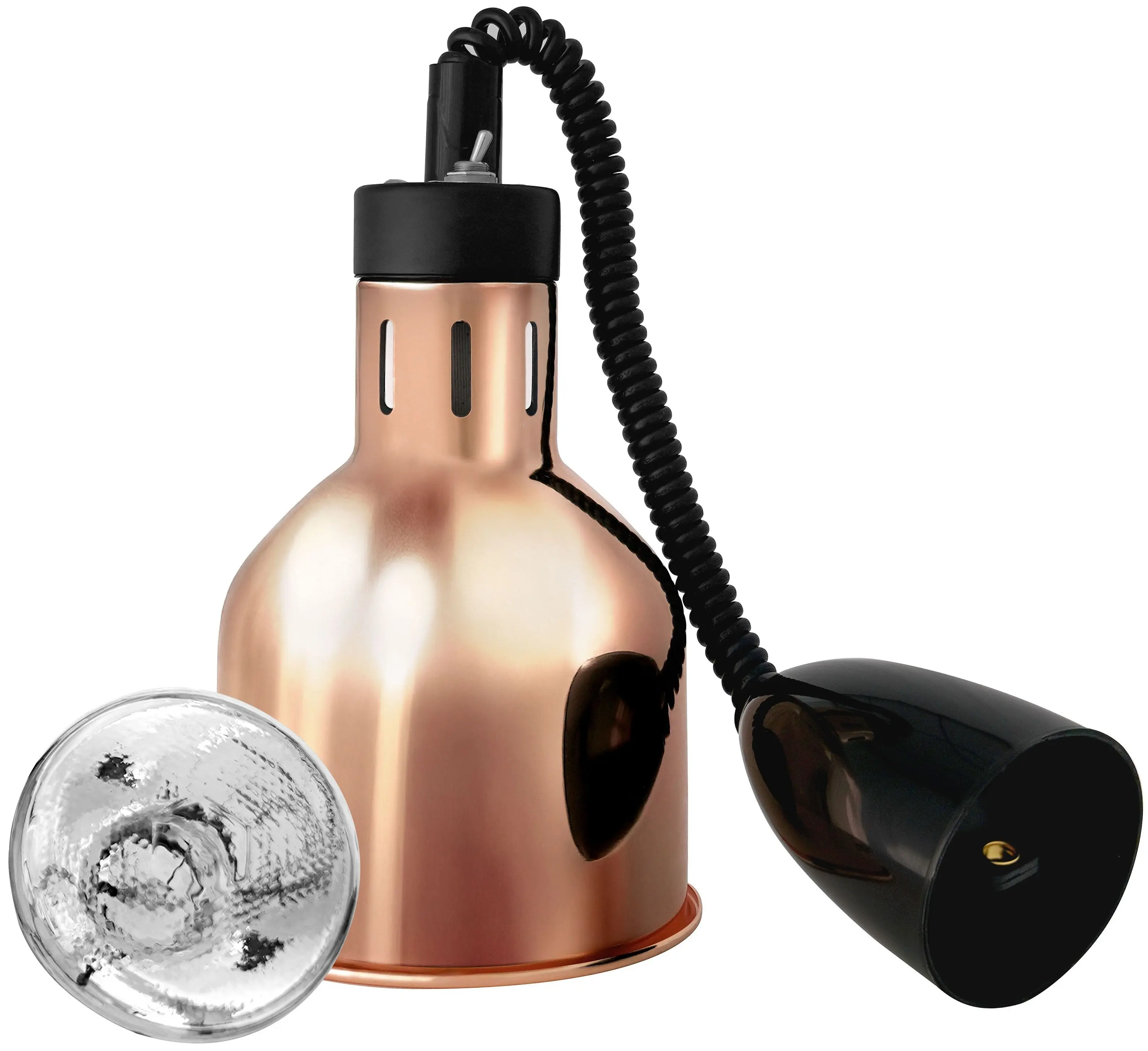 Lampa de mentinere la cald GGM Gastro WLH175-R (Rose Gold) - 2