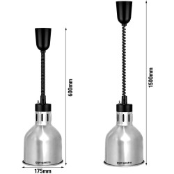 Lampa de mentinere la cald GGM Gastro WLH175 (Silver) Thumb