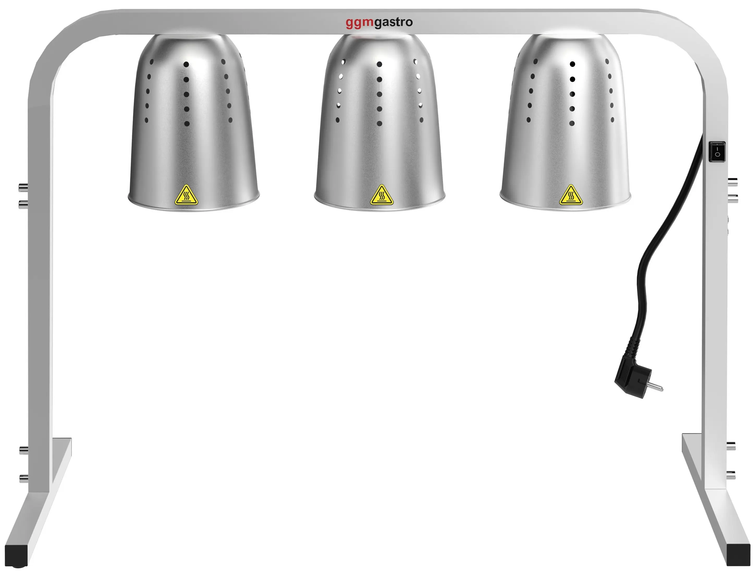 Lampa de mentinere la cald GGM Gastro WLSV3 (Inox) - 2