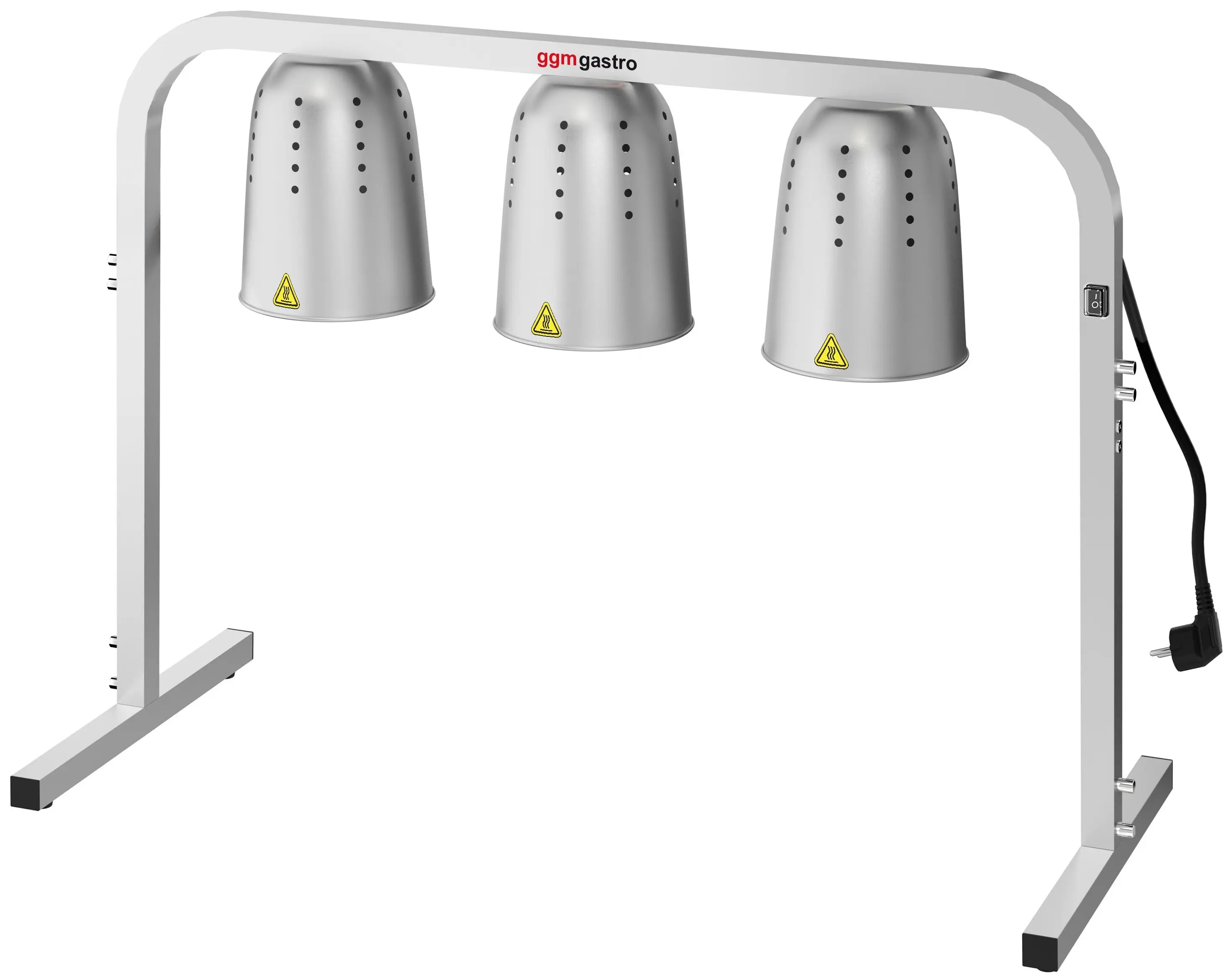 Lampa de mentinere la cald GGM Gastro WLSV3 (Inox) - 3