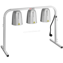 Lampa de mentinere la cald GGM Gastro WLSV3 (Inox)