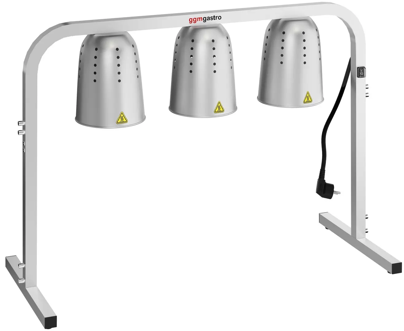 Lampa de mentinere la cald GGM Gastro WLSV3 (Inox)