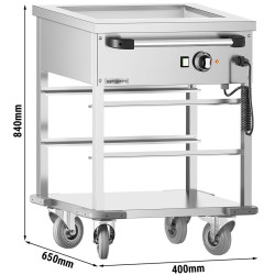 Тепловая тележка GGM Gastro TWBK140 (Inox) Thumb