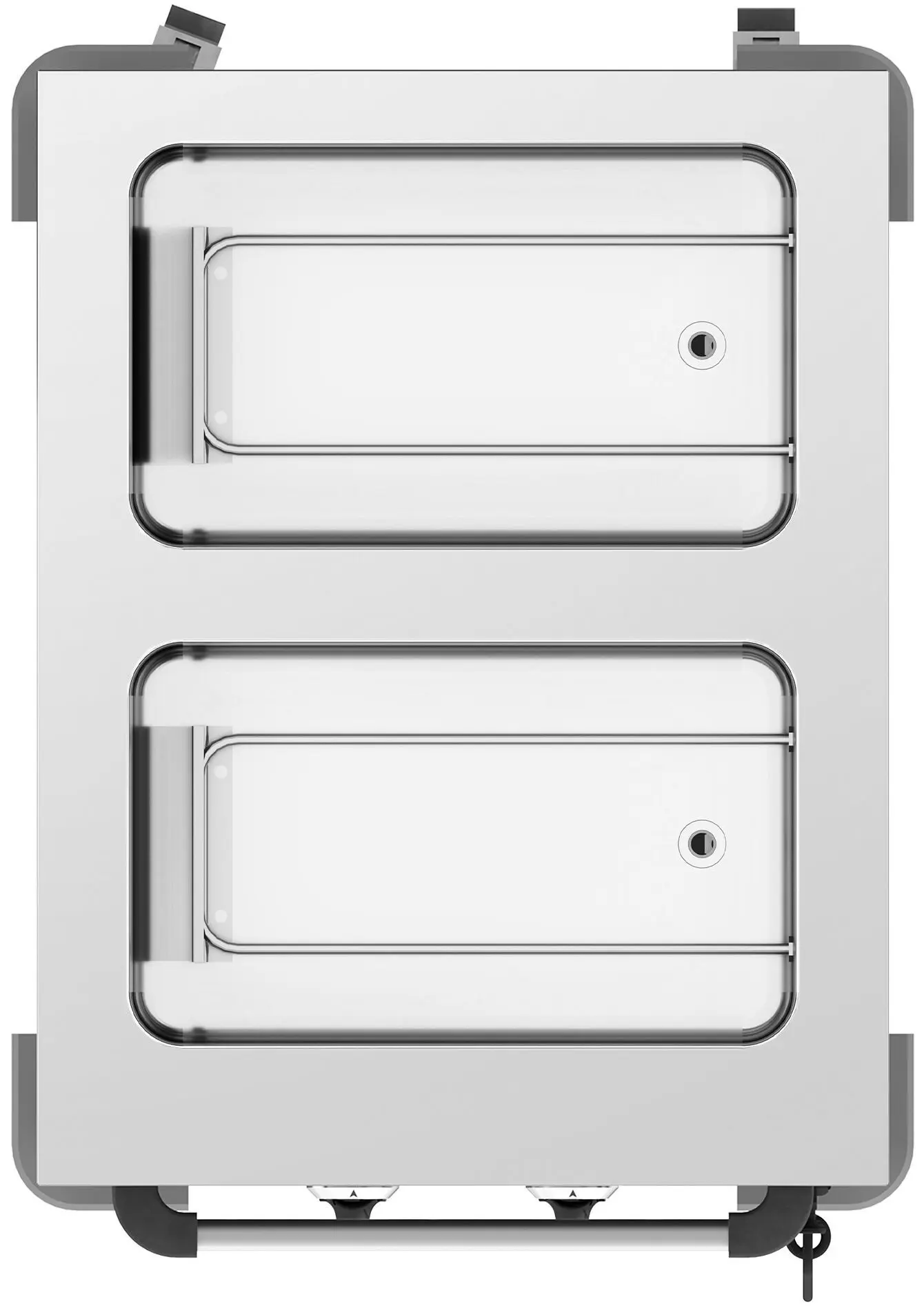 Carucior cald GGM Gastro TWBK200 (Inox/Black) - 5
