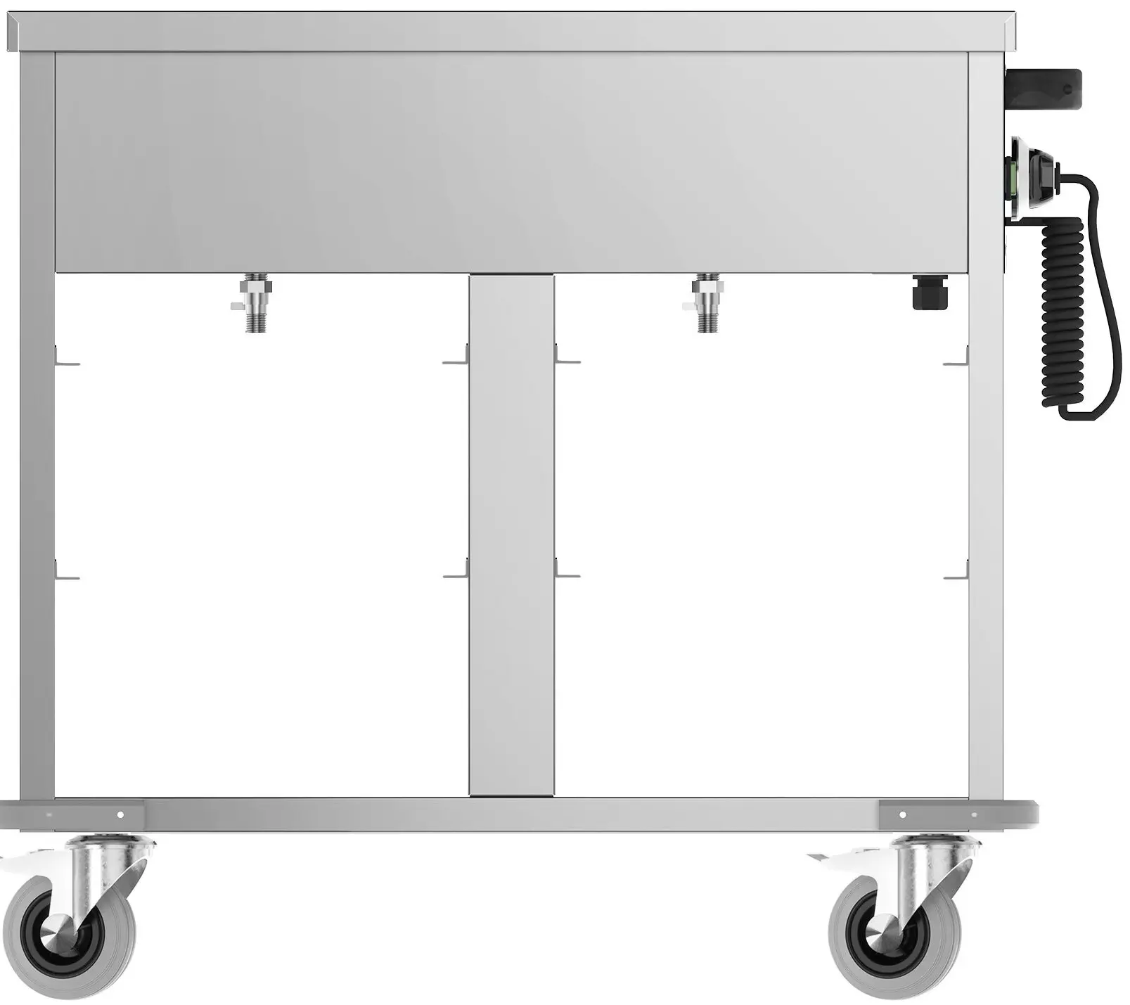 Carucior cald GGM Gastro TWBK200 (Inox/Black) - 7