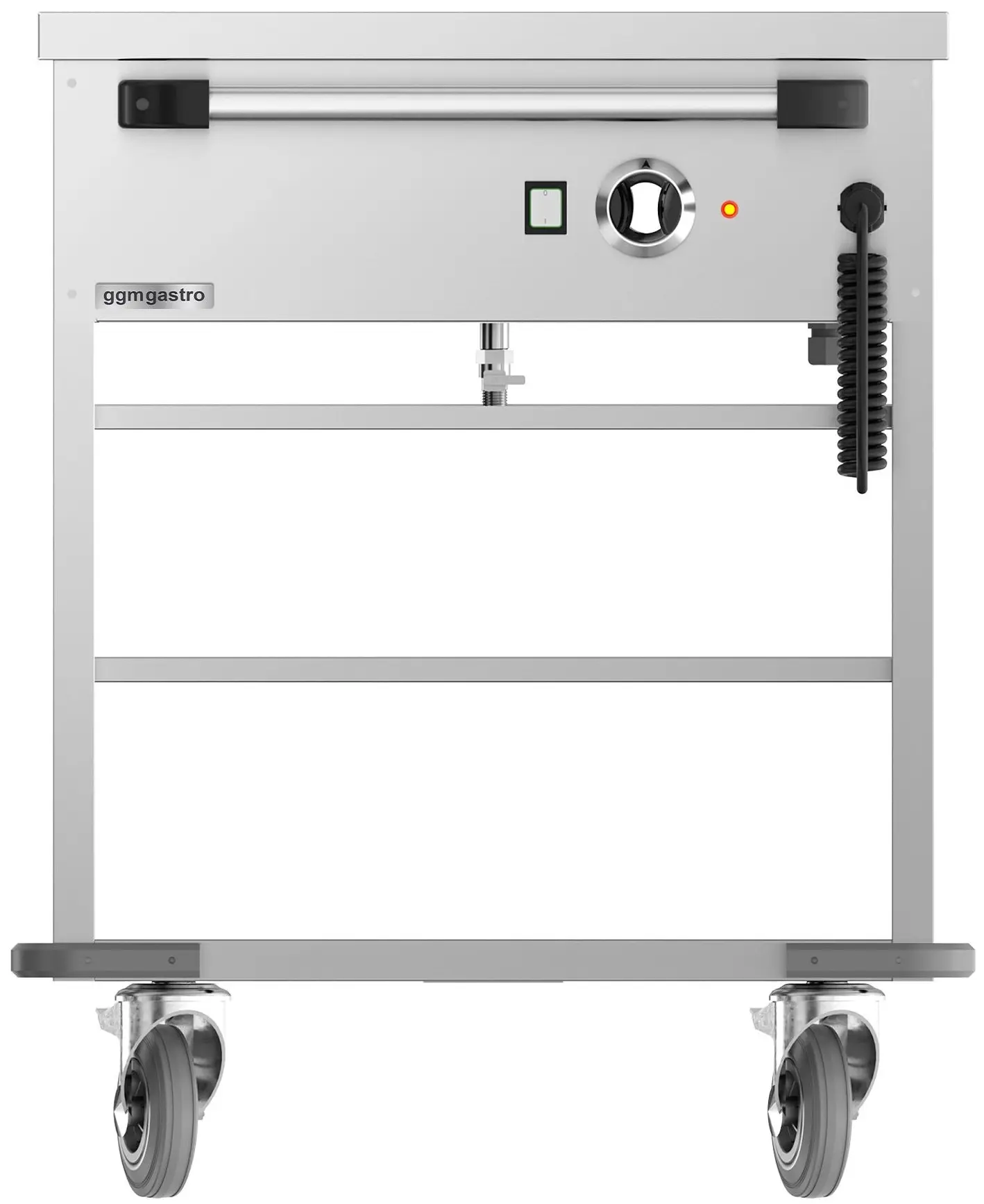 Тепловая тележка GGM Gastro TWBK280 (Inox) - 2