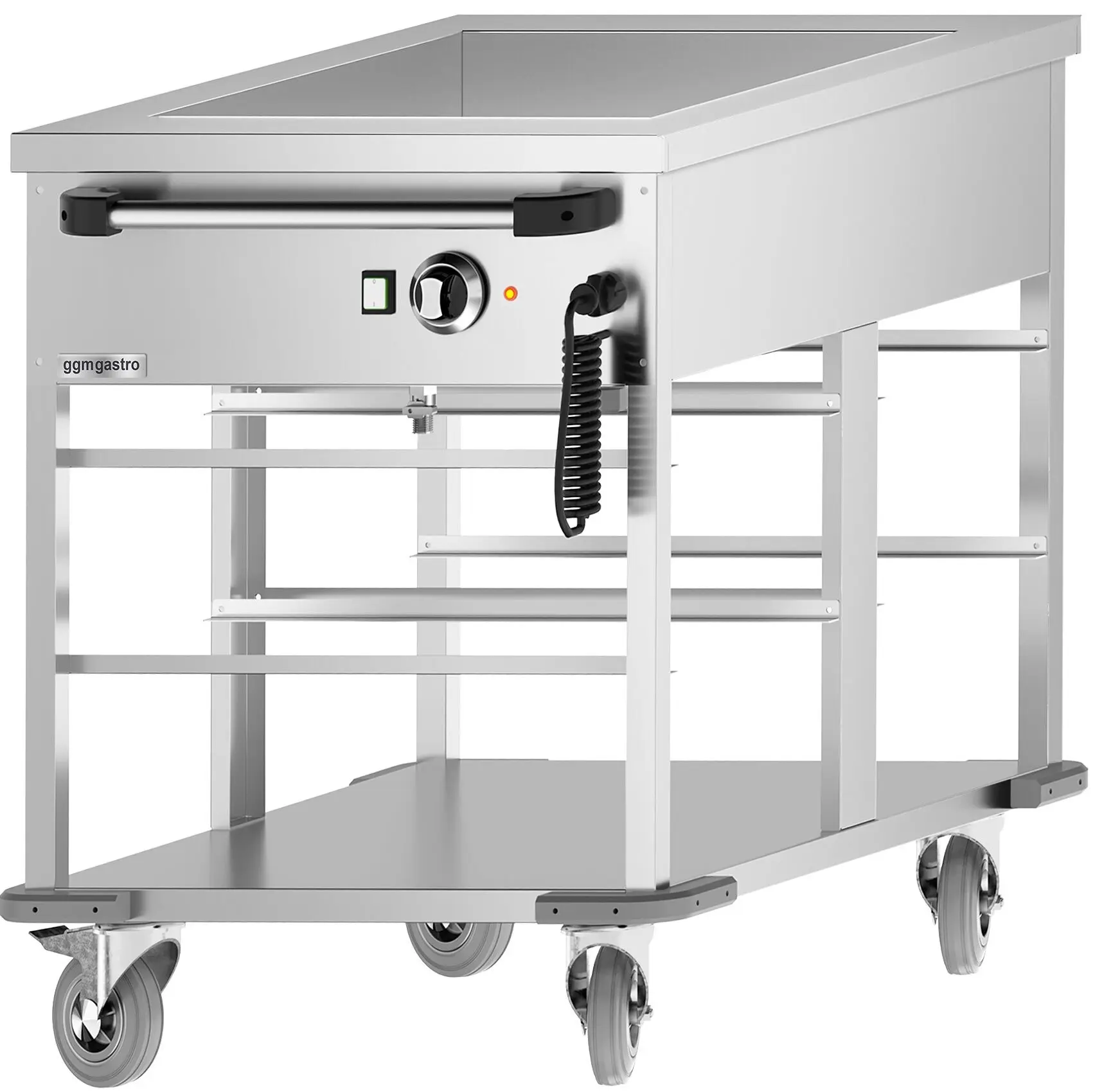 Тепловая тележка GGM Gastro TWBK280 (Inox) - 3