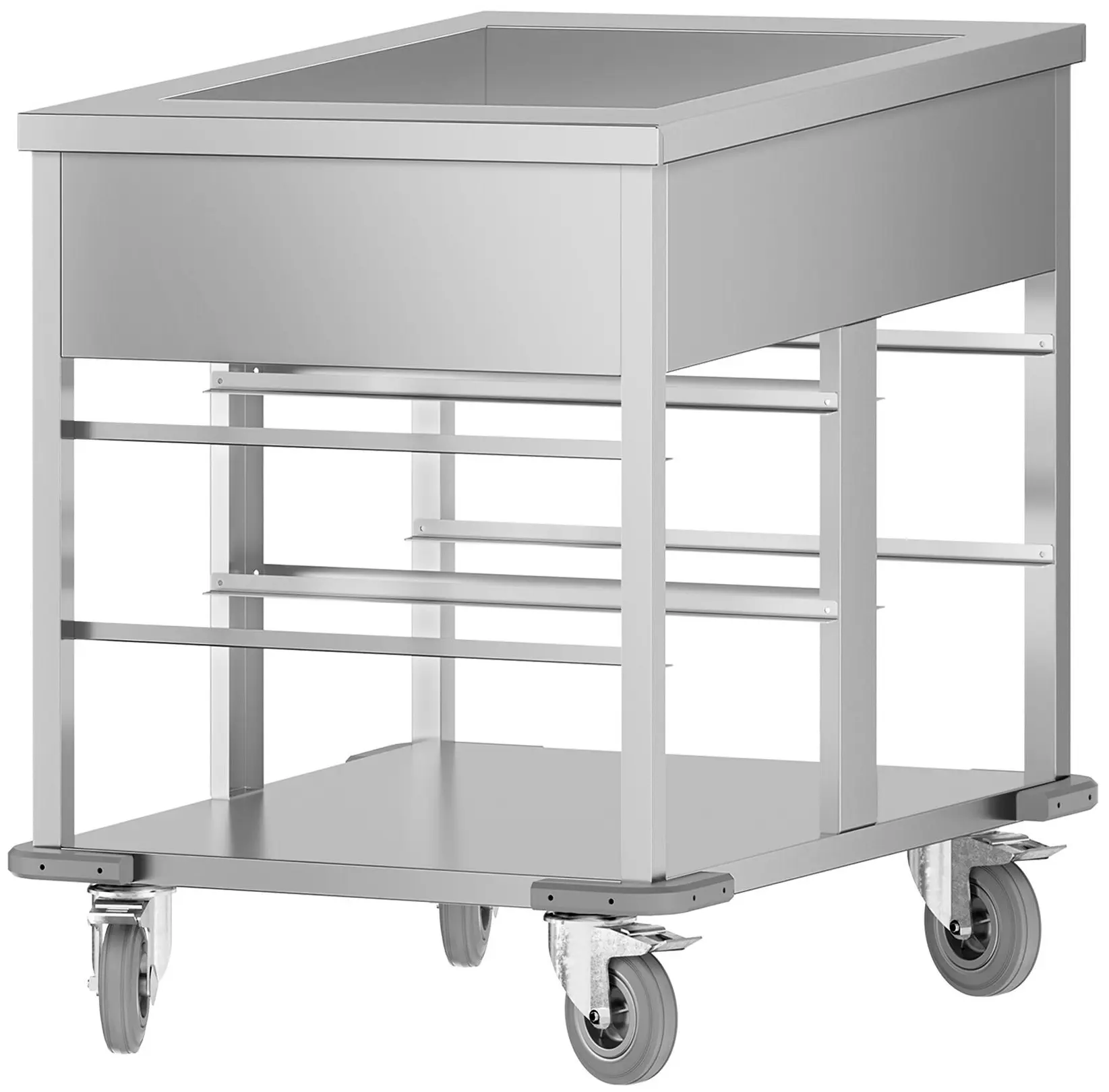 Тепловая тележка GGM Gastro TWBK280 (Inox) - 4
