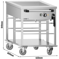Тепловая тележка GGM Gastro TWBK280 (Inox) Thumb
