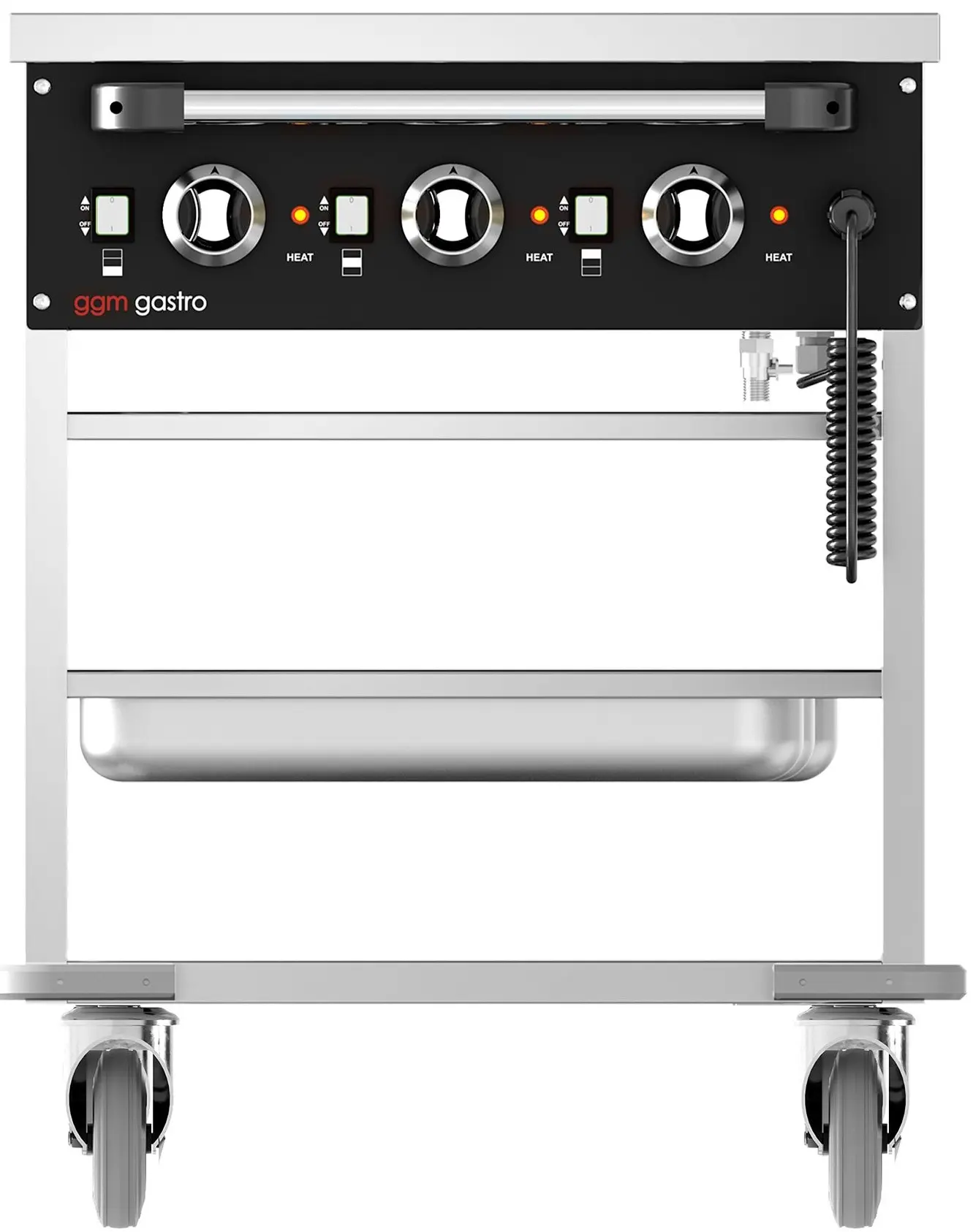 Carucior cald GGM Gastro TWBK300 (Inox) - 2