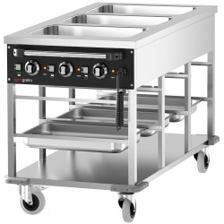 Carucior cald GGM Gastro TWBK300 (Inox) Thumb