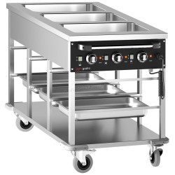 Тепловая тележка GGM Gastro TWBK300 (Inox)