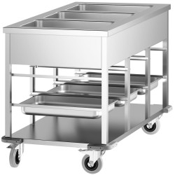 Carucior cald GGM Gastro TWBK300 (Inox) Thumb