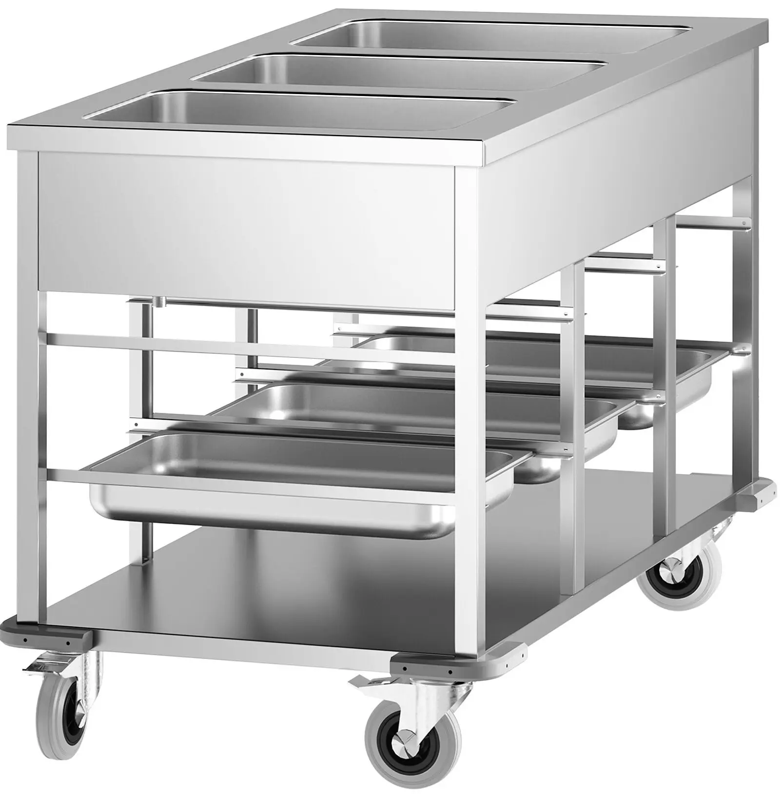 Carucior cald GGM Gastro TWBK300 (Inox) - 4
